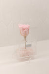 Soft Pink Stone Collection - Tall Single Rose