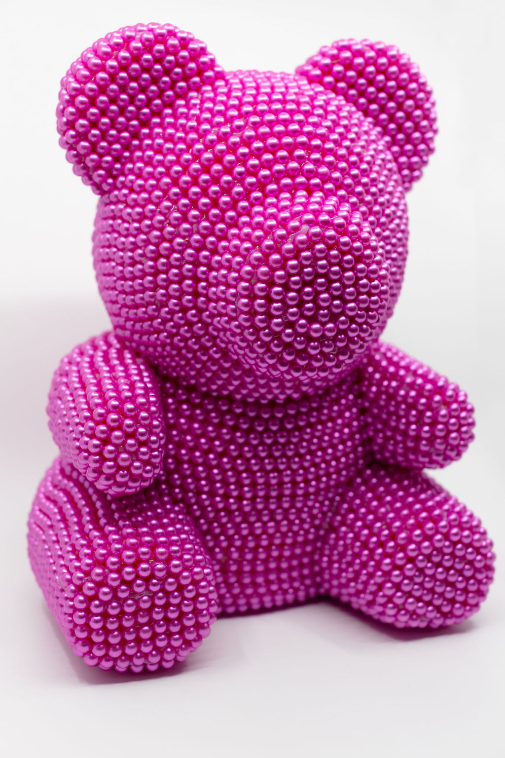 LOVELY Hot Pink Pearl Teddy Bear