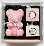 Lovable Box #2 - Lil Pearl Teddy Bear, Sugar Kiss Scrub & Velour Body Melt & Journal / Notebook