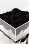 9 Roses in a Square Box